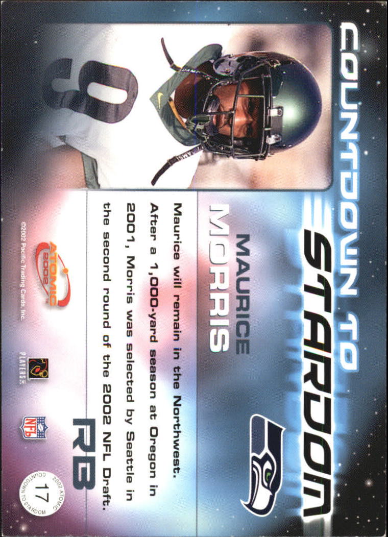 2002 Atomic (Pacific) Football "Insert" Cards - Picture 25 of 39