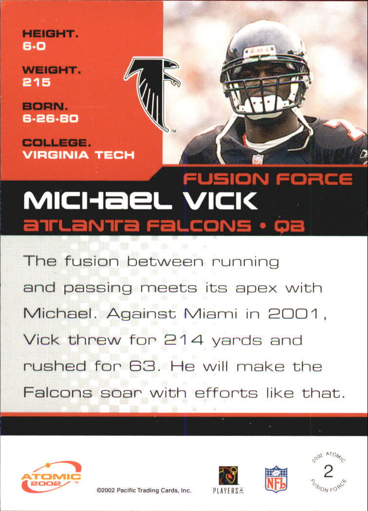 2002 Atomic (Pacific) Football "Insert" Cards - Picture 29 of 39