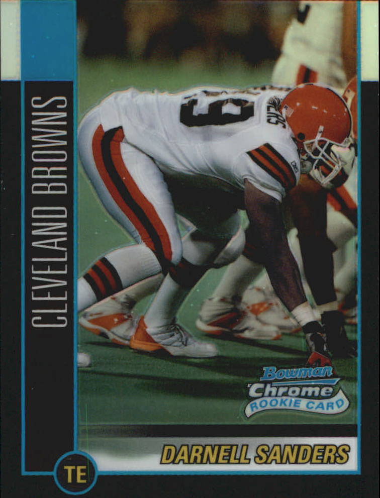 2002 Bowman Chrome Refractors #201 Darnell Sanders