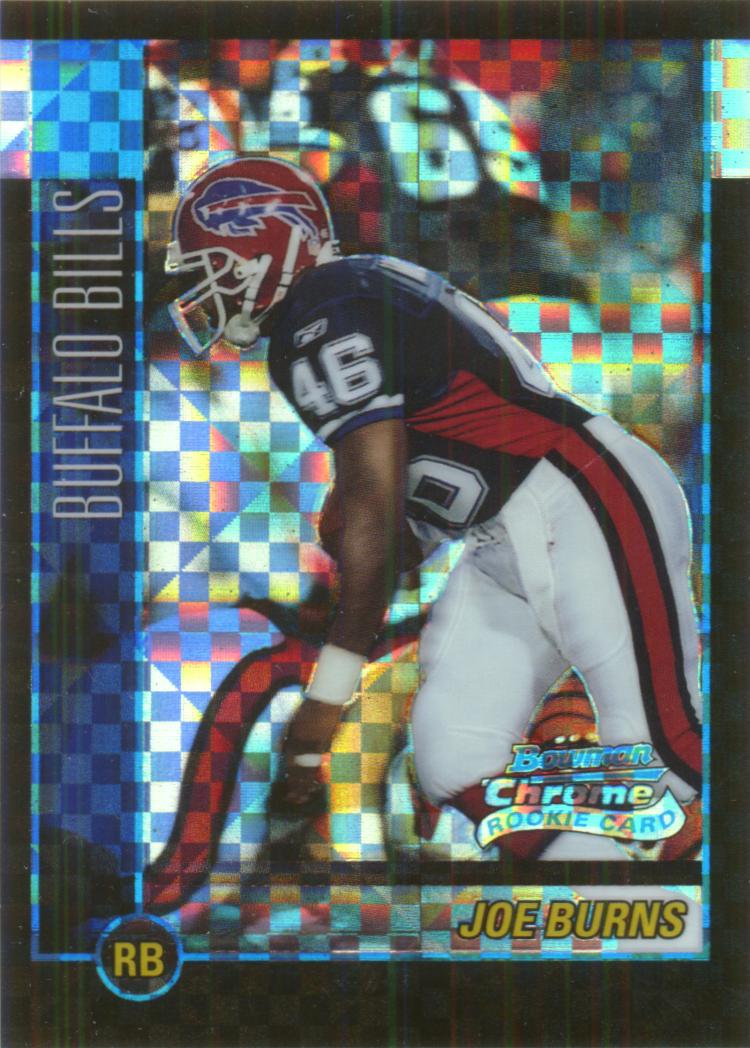 2002 Bowman Chrome Xfractors #190 Joe Burns