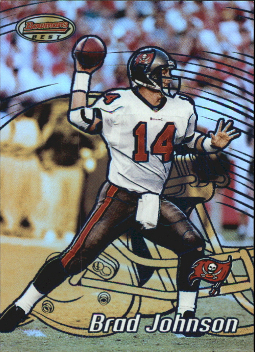 2002 Bowman's Best Blue #53 Brad Johnson