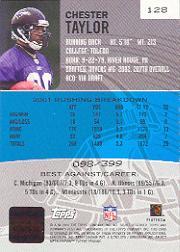 2002 Bowman's Best Blue #128 Chester Taylor AU