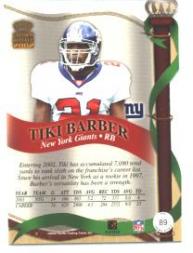 2002 Crown Royale (Pacific) Football "Main Set" Cards - Picture 42 of 93