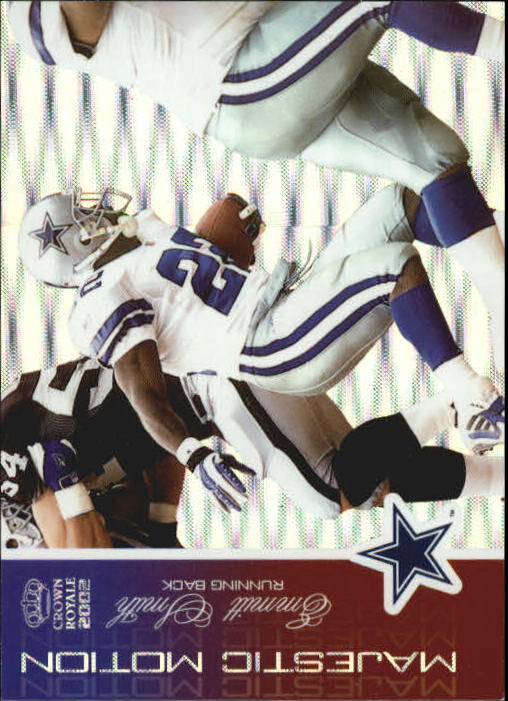 2002 Crown Royale Majestic Motion #3 Emmitt Smith
