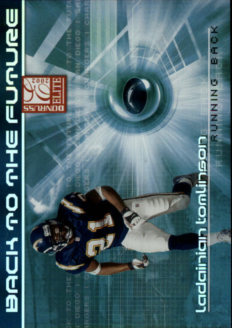 2002 Donruss Elite Back to the Future #BF21 Natrone Means/LaDainian Tomlinson