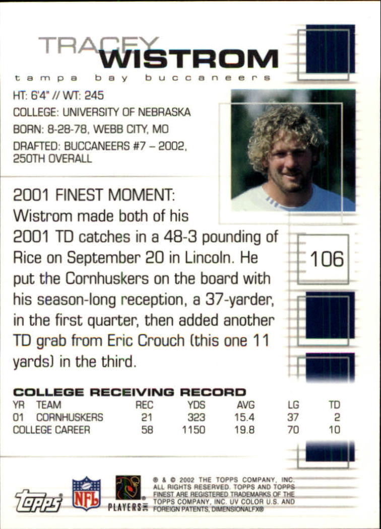 A8908- 2002 Finest Football Card #s 1-114 +Rookies -You Pick- 15+ FREE US SHIP - Picture 35 of 43