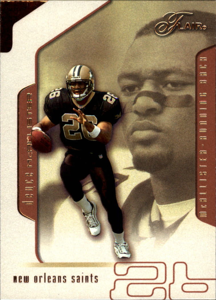 2002 Flair #40 Deuce Mcallister - Nm-mt - The Stadium 