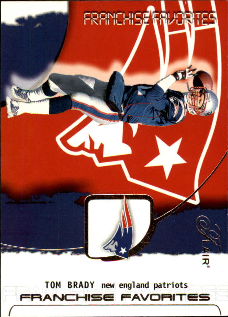 2002 Flair Franchise Favorites #13 Tom Brady