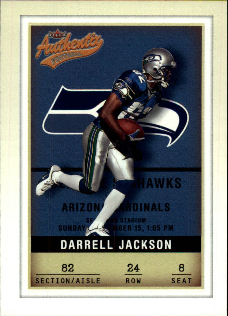 2002 Fleer Authentix #24 Darrell Jackson