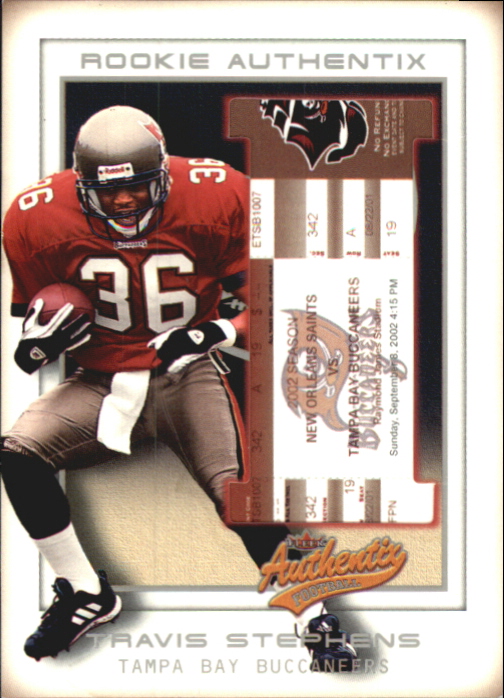 2002 Fleer Authentix Front Row #134 Travis Stephens