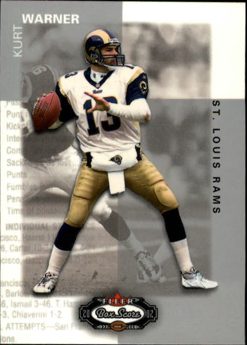 2002 Box Score (Fleer) Football "Main Set" Cards - Picture 12 of 296