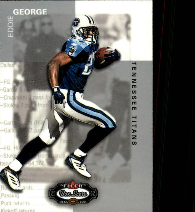 2002 Box Score (Fleer) Football "Main Set" Cards - Picture 24 of 296