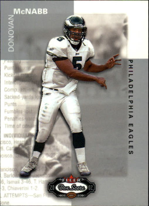2002 Box Score (Fleer) Football "Main Set" Cards - Picture 26 of 296
