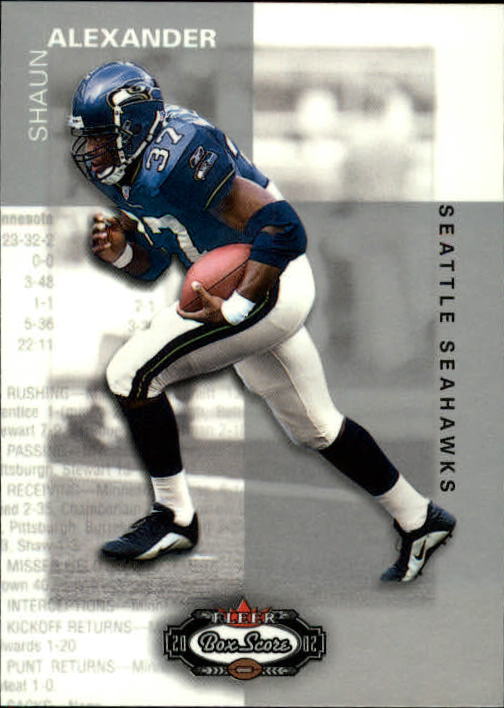 2002 Box Score (Fleer) Football "Main Set" Cards - Picture 44 of 296