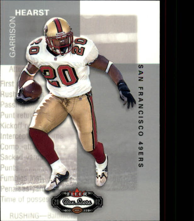 2002 Box Score (Fleer) Football "Main Set" Cards - Picture 98 of 296