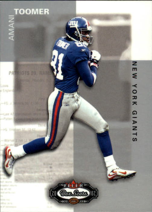 2002 Box Score (Fleer) Football "Main Set" Cards - Picture 106 of 296