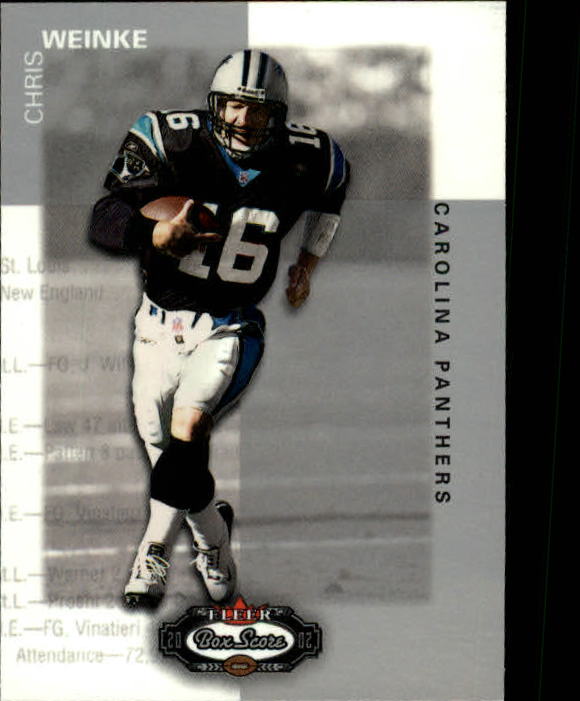 2002 Box Score (Fleer) Football "Main Set" Cards - Picture 124 of 296