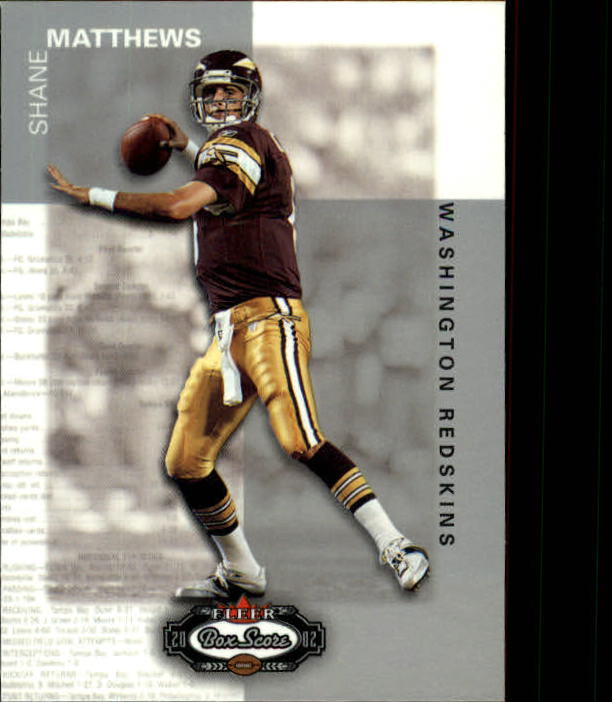 2002 Box Score (Fleer) Football "Main Set" Cards - Picture 130 of 296