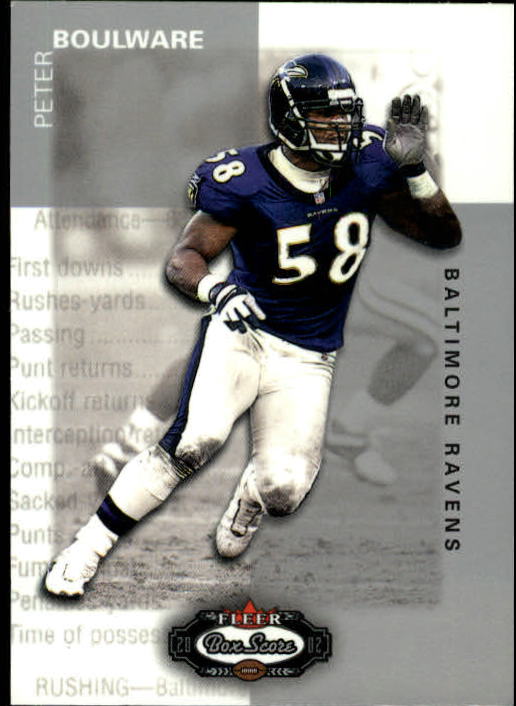 2002 Box Score (Fleer) Football "Main Set" Cards - Picture 171 of 296