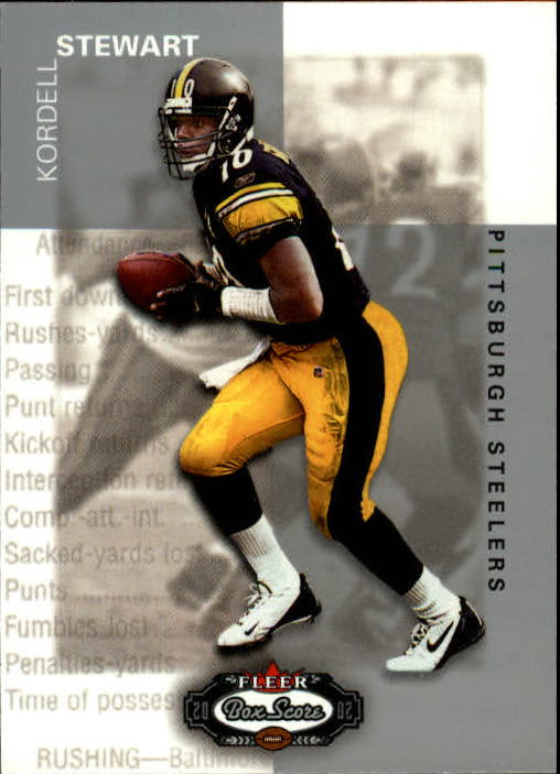 2002 Box Score (Fleer) Football "Main Set" Cards - Picture 197 of 296