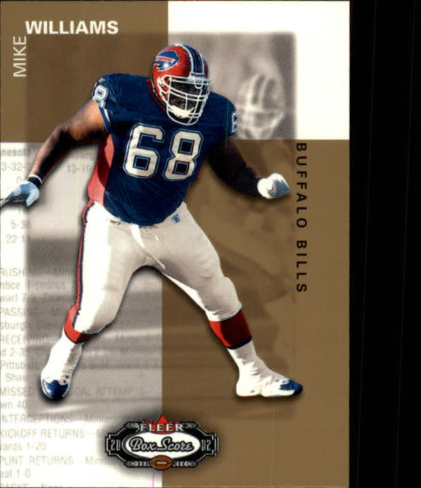 2002 Box Score (Fleer) Football "Main Set" Cards - Picture 239 of 296
