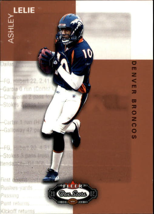 2002 Box Score (Fleer) Football "Main Set" Cards - Picture 241 of 296