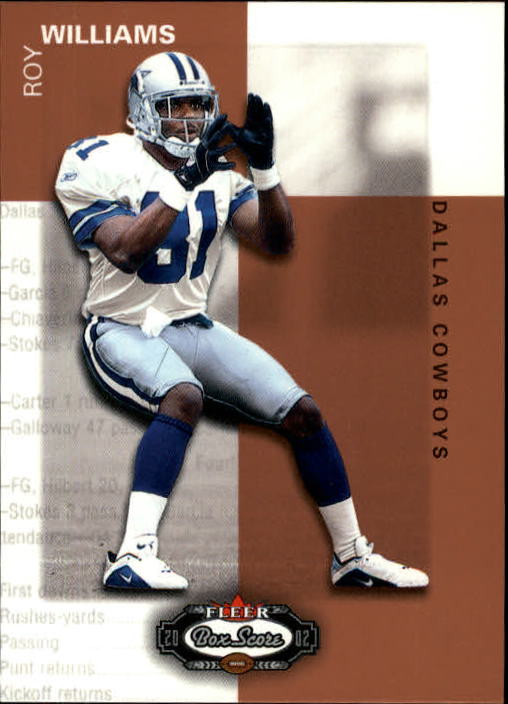 2002 Box Score (Fleer) Football "Main Set" Cards - Picture 243 of 296