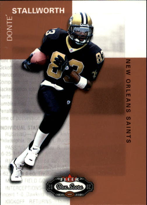 2002 Box Score (Fleer) Football "Main Set" Cards - Picture 245 of 296