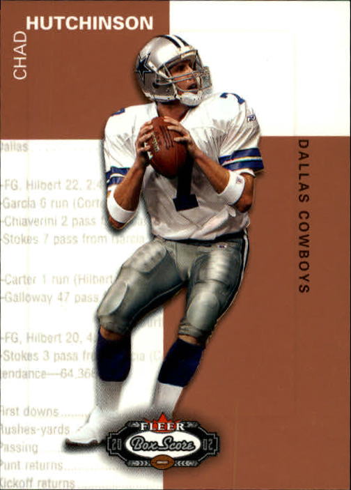 2002 Box Score (Fleer) Football "Main Set" Cards - Picture 253 of 296