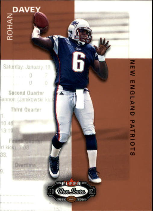 2002 Box Score (Fleer) Football "Main Set" Cards - Picture 269 of 296