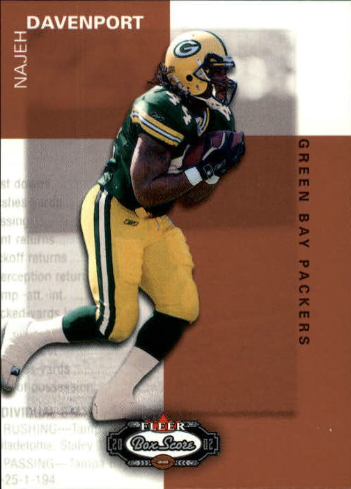 2002 Box Score (Fleer) Football "Main Set" Cards - Picture 271 of 296