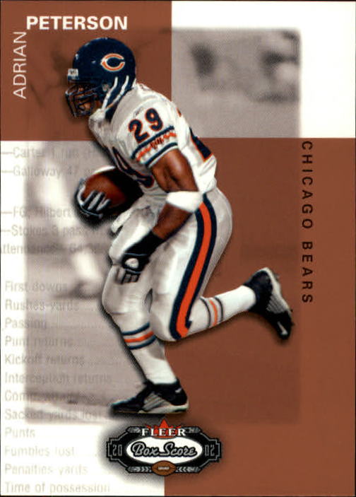 2002 Box Score (Fleer) Football "Main Set" Cards - Picture 273 of 296