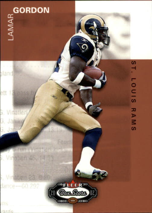 2002 Box Score (Fleer) Football "Main Set" Cards - Picture 279 of 296