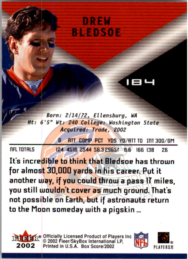 2002 Fleer Box Score FOOTBALL You Pick - Picture 292 of 390