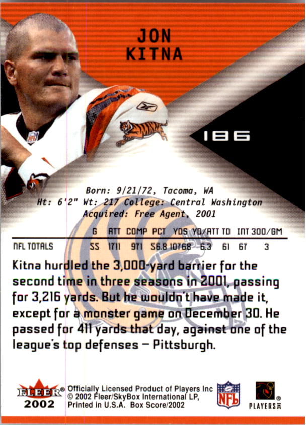 2002 Fleer Box Score FOOTBALL You Pick - Picture 296 of 390