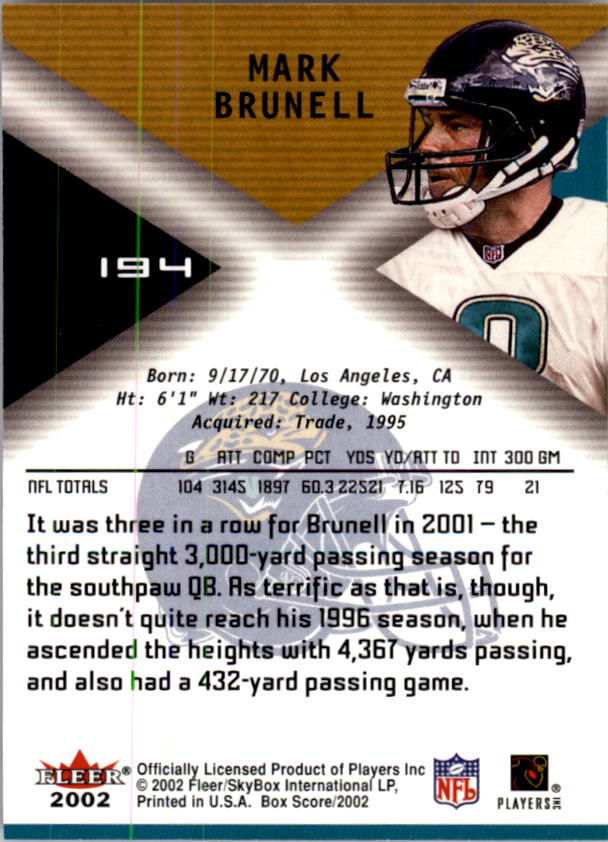 2002 Fleer Box Score FOOTBALL You Pick - Picture 312 of 390