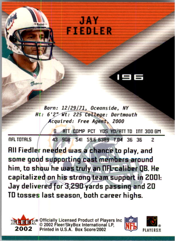 2002 Fleer Box Score FOOTBALL You Pick - Picture 316 of 390