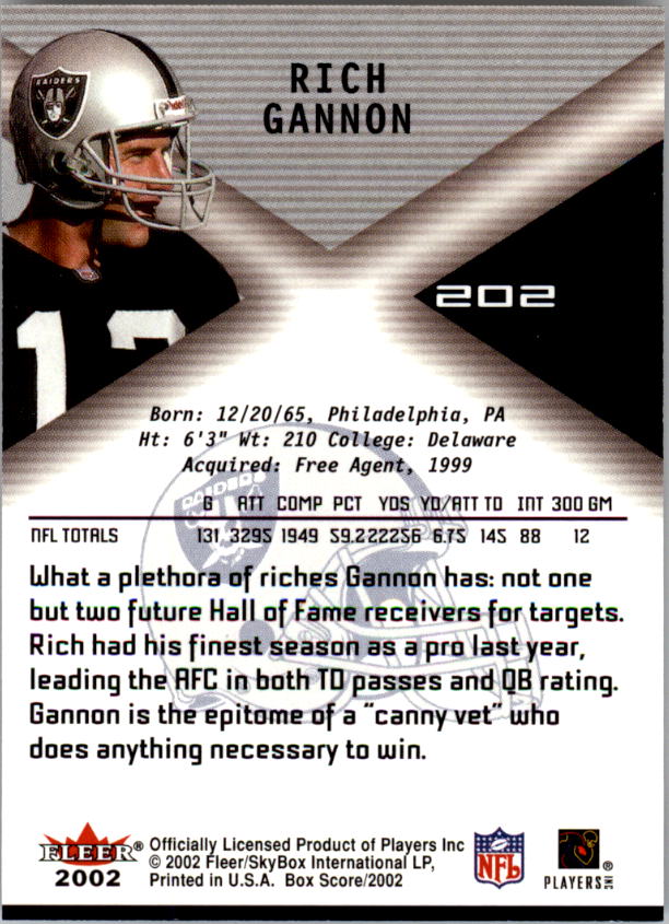 2002 Fleer Box Score FOOTBALL You Pick - Picture 326 of 390