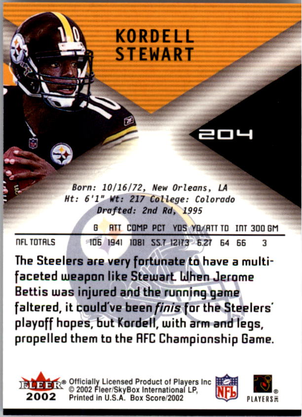 2002 Fleer Box Score FOOTBALL You Pick - Picture 330 of 390