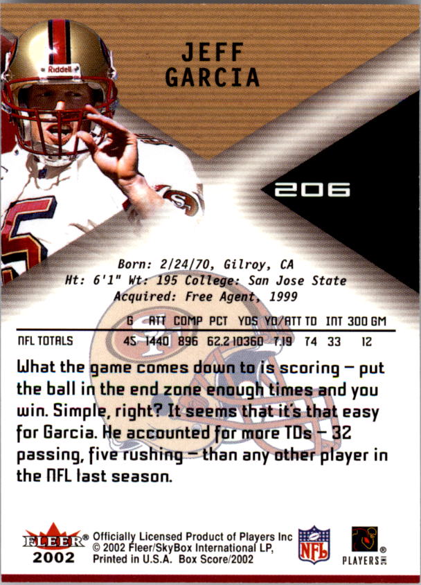 2002 Fleer Box Score FOOTBALL You Pick - Picture 334 of 390
