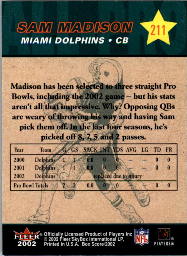 2002 Fleer Box Score FOOTBALL You Pick - Picture 344 of 390