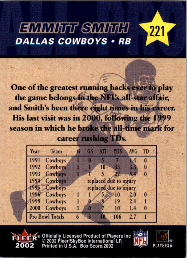 2002 Fleer Box Score FOOTBALL You Pick - Picture 358 of 390