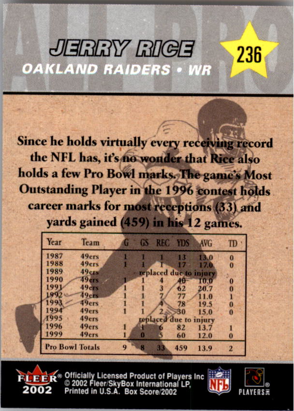 2002 Fleer Box Score FOOTBALL You Pick - Picture 386 of 390