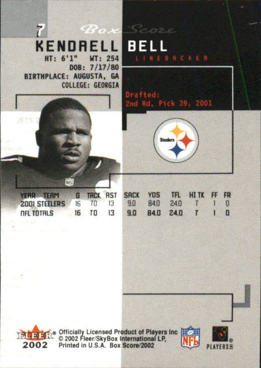 2002 Fleer Box Score FOOTBALL Classic Miniatures YOU PICK - Picture 15 of 59