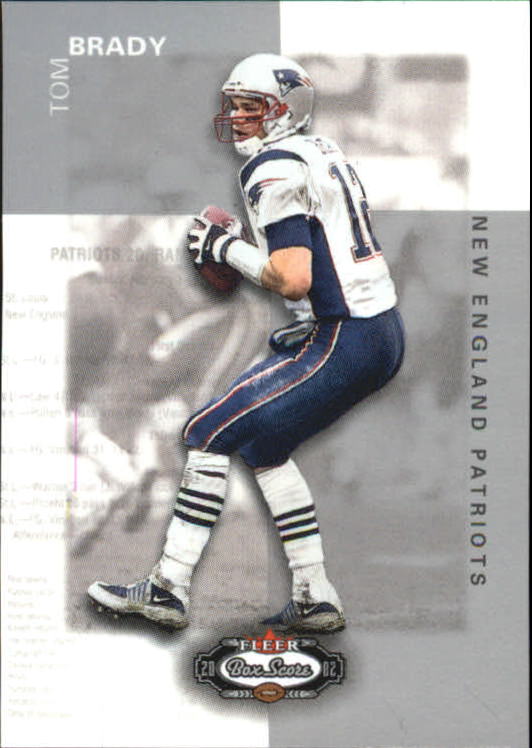 2002 Fleer Box Score Classic Miniatures #22 Tom Brady