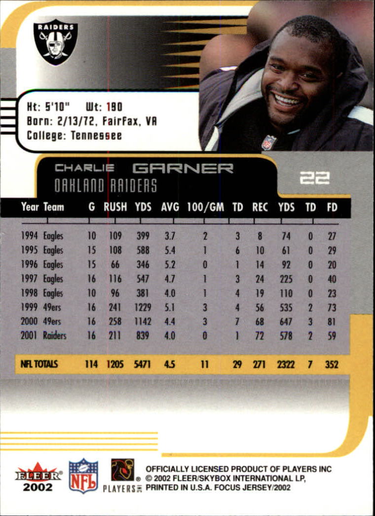 2002 Focus JE (Fleer) Football "Main Set" Cards - Picture 45 of 225