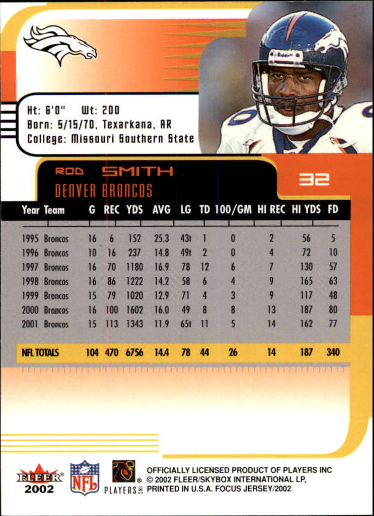 2002 Focus JE (Fleer) Football "Main Set" Cards - Picture 65 of 225