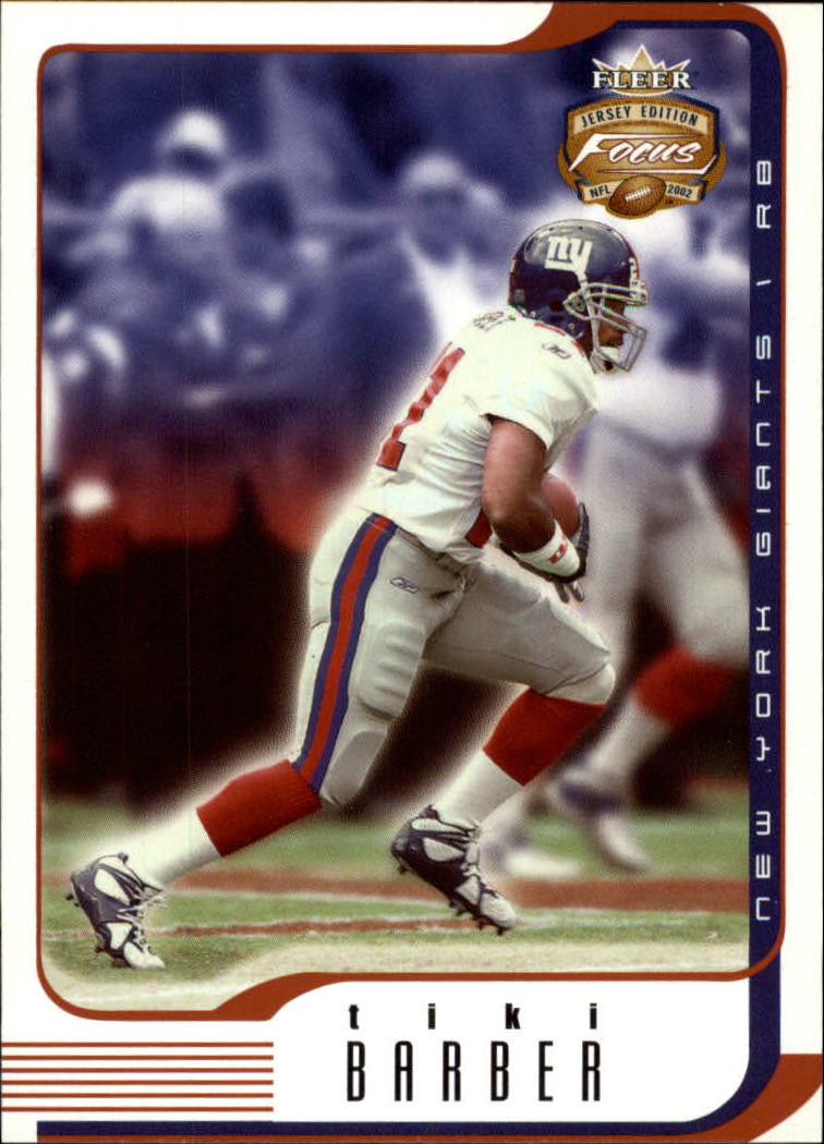 2002 Focus JE (Fleer) Football "Main Set" Cards - Picture 124 of 225