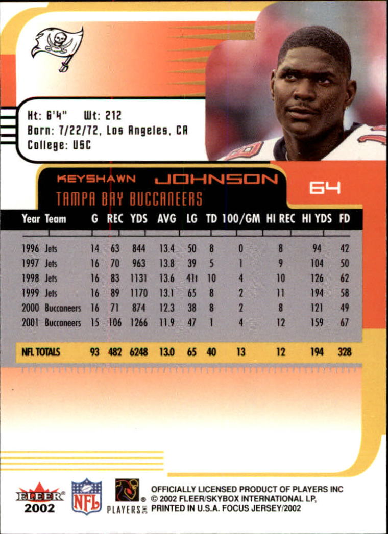 2002 Focus JE (Fleer) Football "Main Set" Cards - Picture 129 of 225