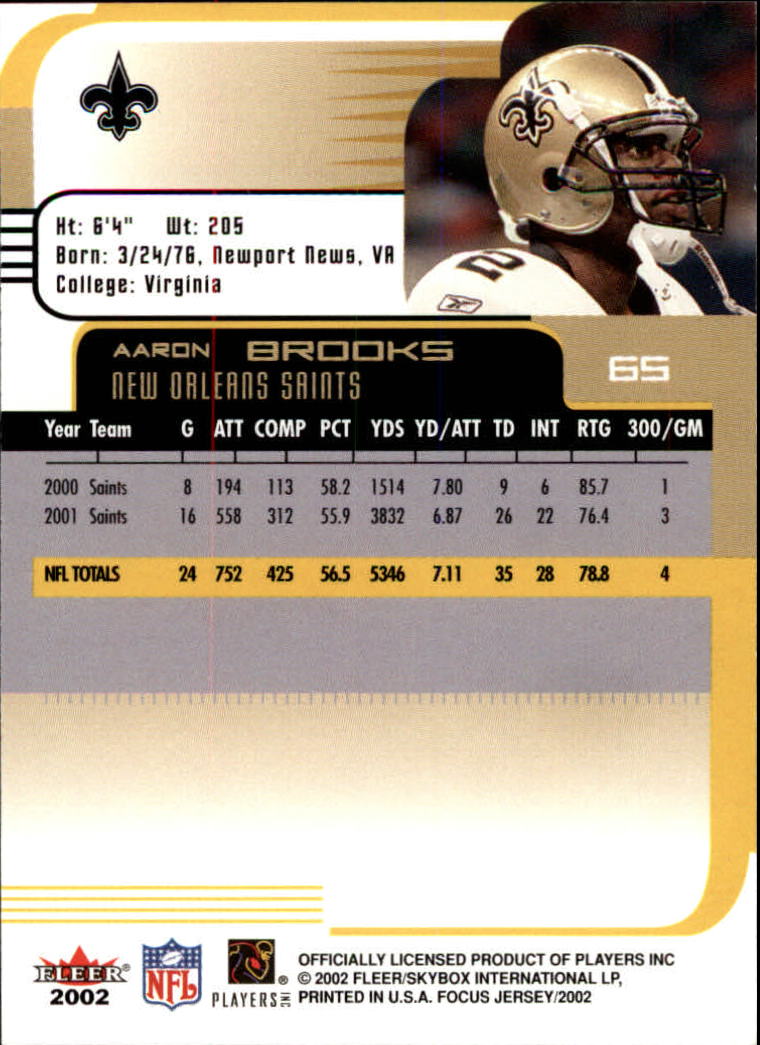 2002 Focus JE (Fleer) Football "Main Set" Cards - Picture 131 of 225